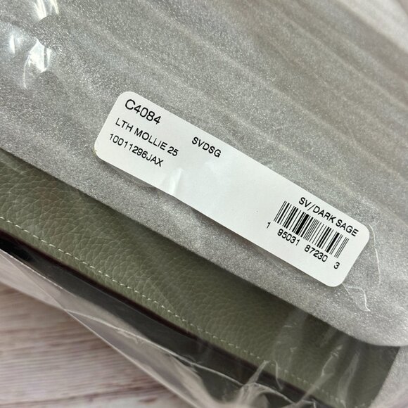 COACH Leather Mollie Tote 25 – Dark Sage - Picture 7 of 7
